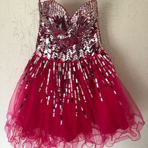 Pink Sparkly Formal Dress